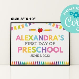 Editable Back to School Sign Printable, First Day & Last Day of School Signs, Instant Download, Kids Photo Prop Printable Instant Download