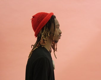 Red Fisherman Beanie - Etsy Hong Kong