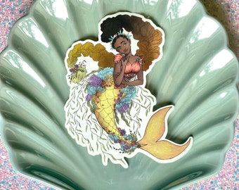 Fleur déco sirène