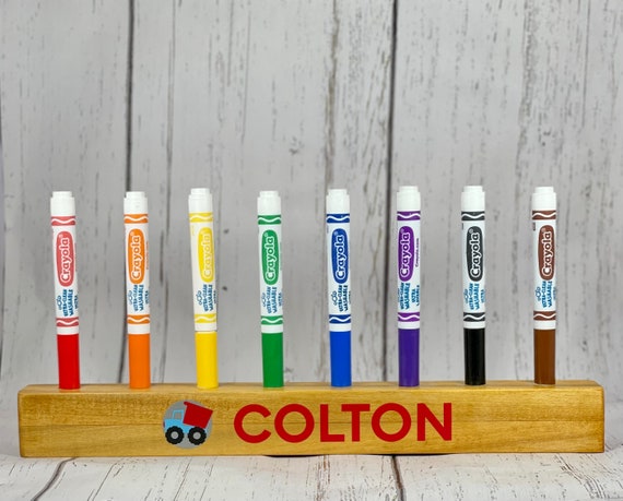 Marker Manager Wood Marker Holder for Kids, Teachers, Crafters 