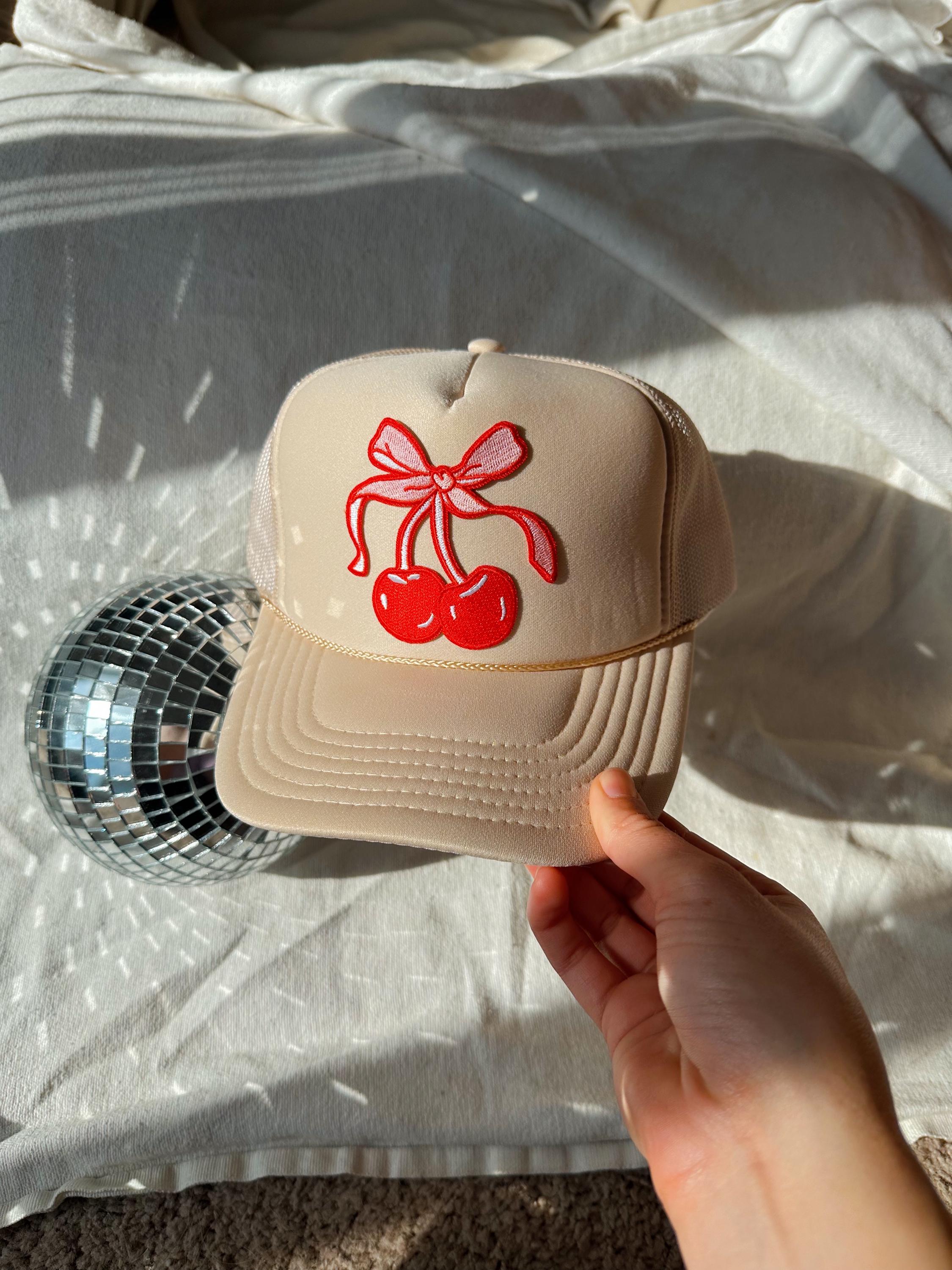 Cherry Bow Trucker Hat main image 1