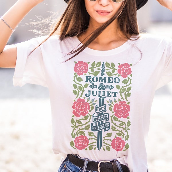 Romeo and Juliet Shirt - Romance Books Unisex TShirt - William Shakespeare Tee - Teacher Gift - Love Gift