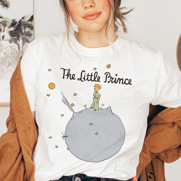 Classic Kids Book Shirt - Little Prince Unisex Tee - Le Petite Prince TShirt - Saint Exupery