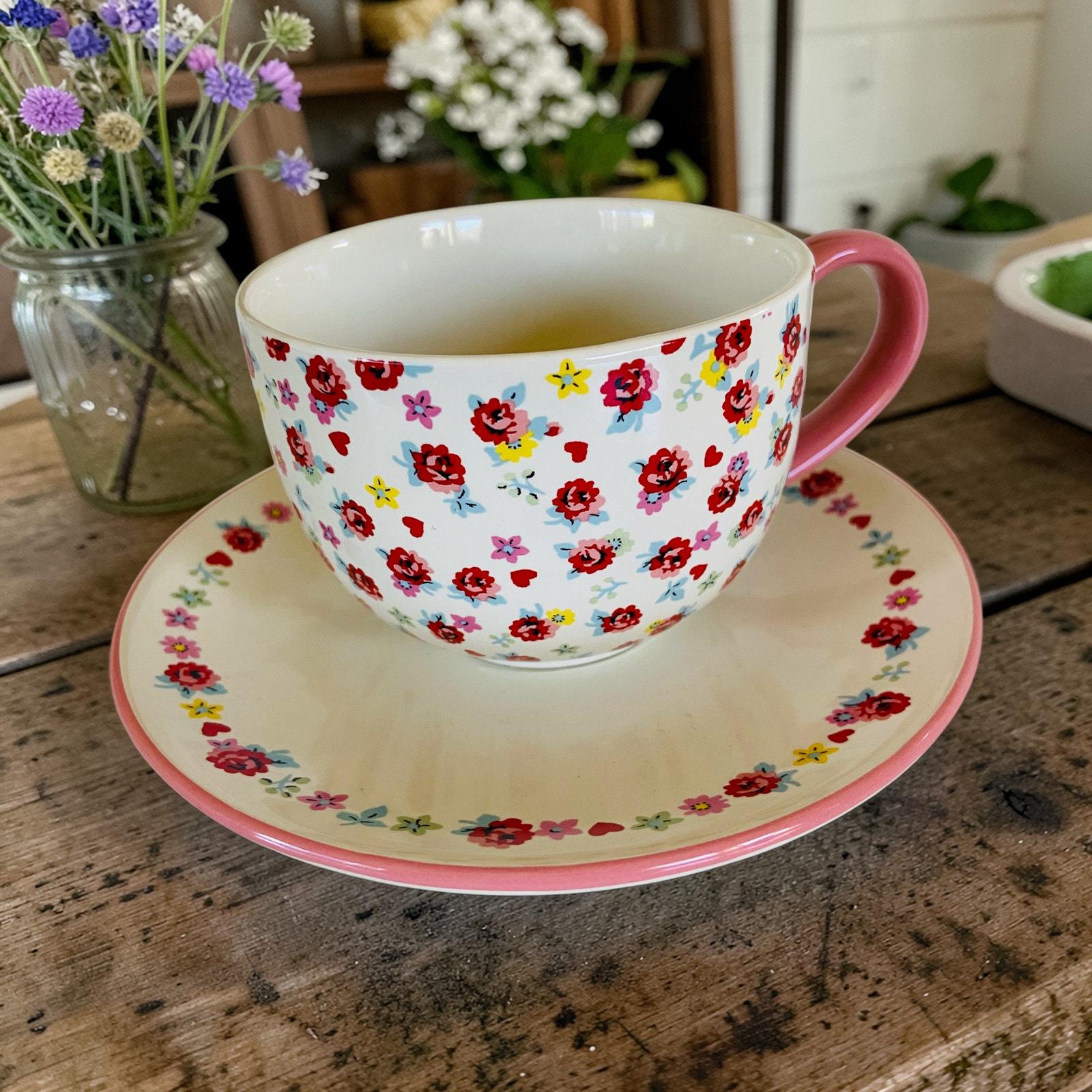Cath Kidston Cups and Saucers - Etsy