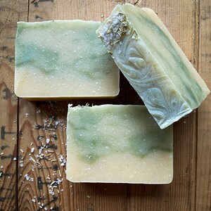 Rosemary Spearmint Double Butter Oat Milk Soap image 3