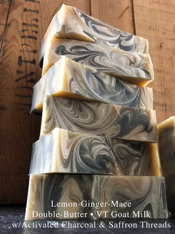 Lemon Spice Double Butter VT Goat Milk Soap