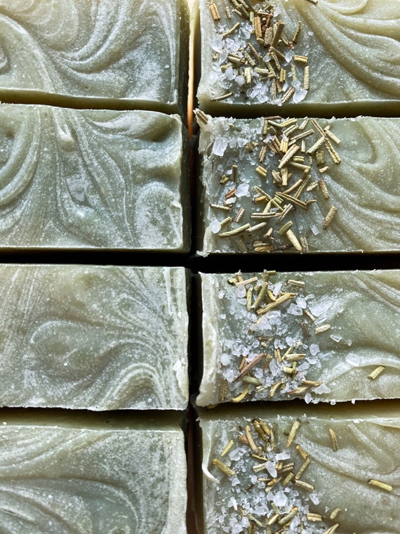 Rosemary Spearmint Double Butter Oat Milk Soap