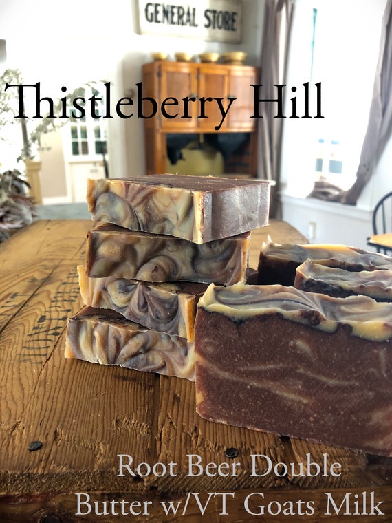 Root Beer Double Butter VT Goat Milk Soap