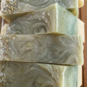 Rosemary Spearmint Double Butter Oat Milk Soap image 2