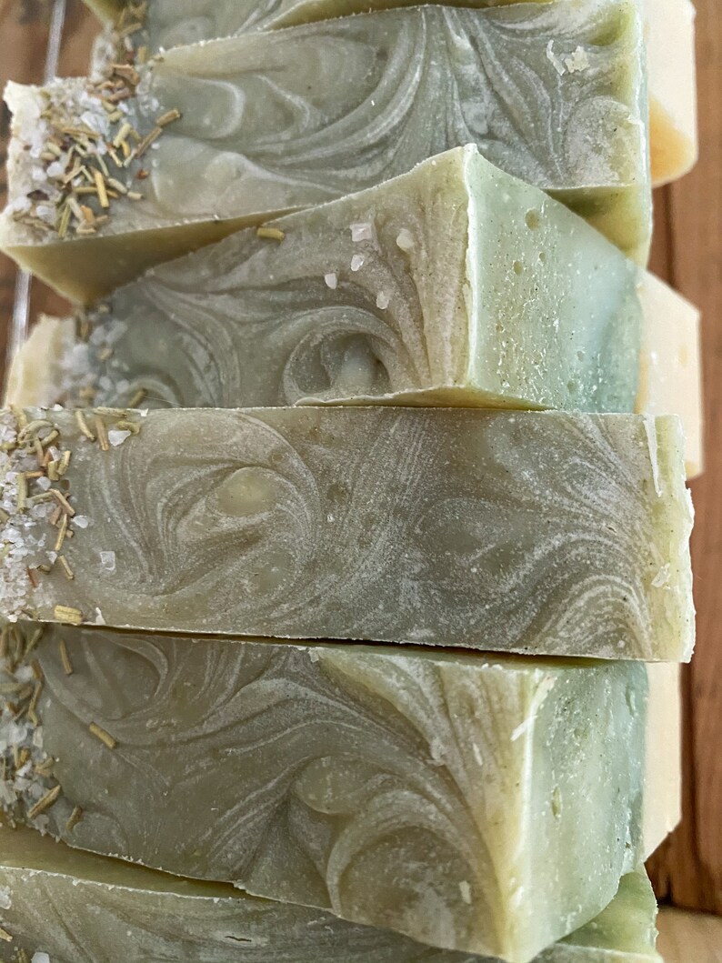 Rosemary Spearmint Double Butter Oat Milk Soap image 2