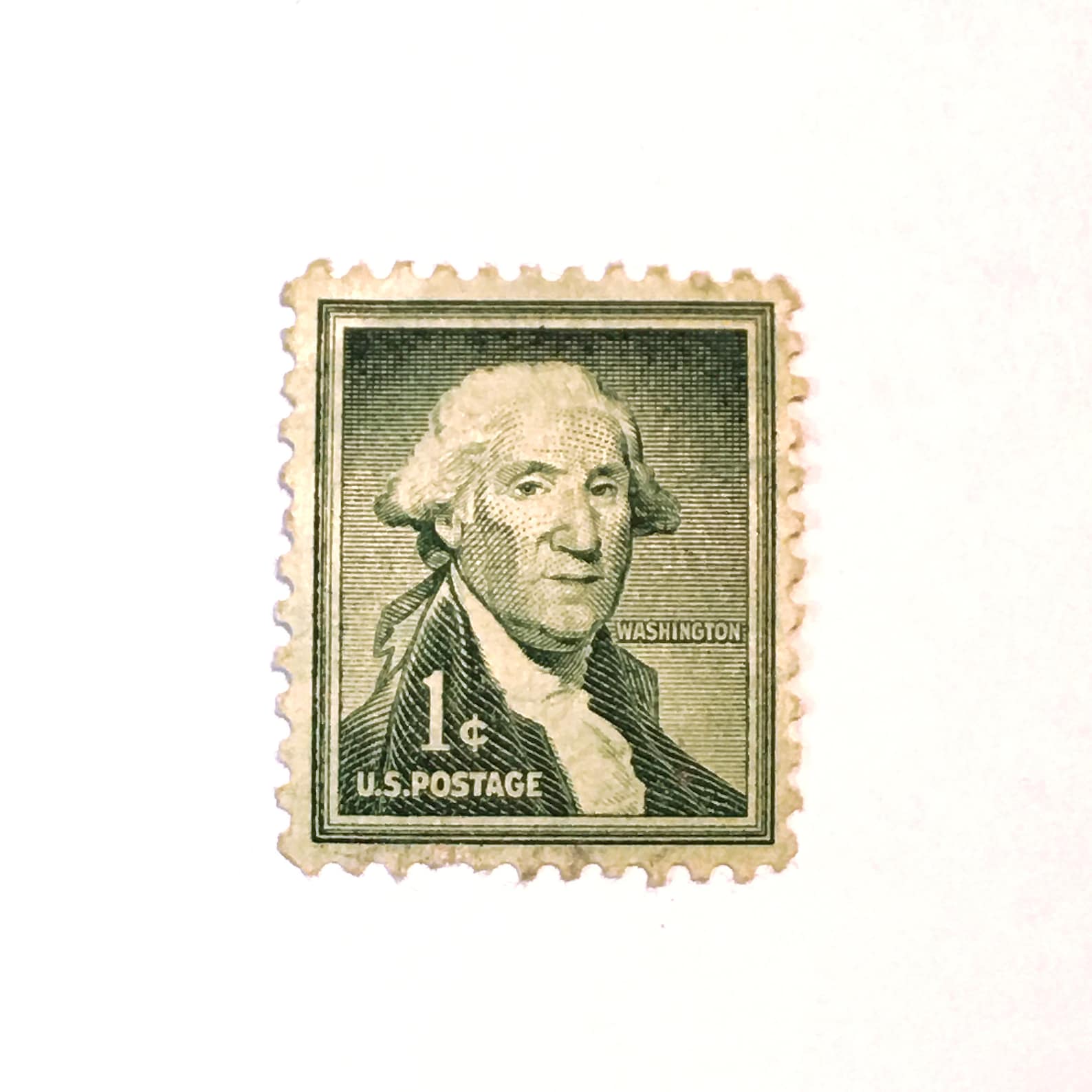 One Cent George Washington Stamp - nvpbb8n
