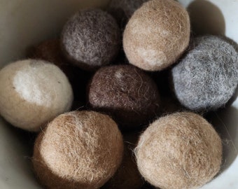 Dryer Balls (Made from 100% Alpaca Fiber)