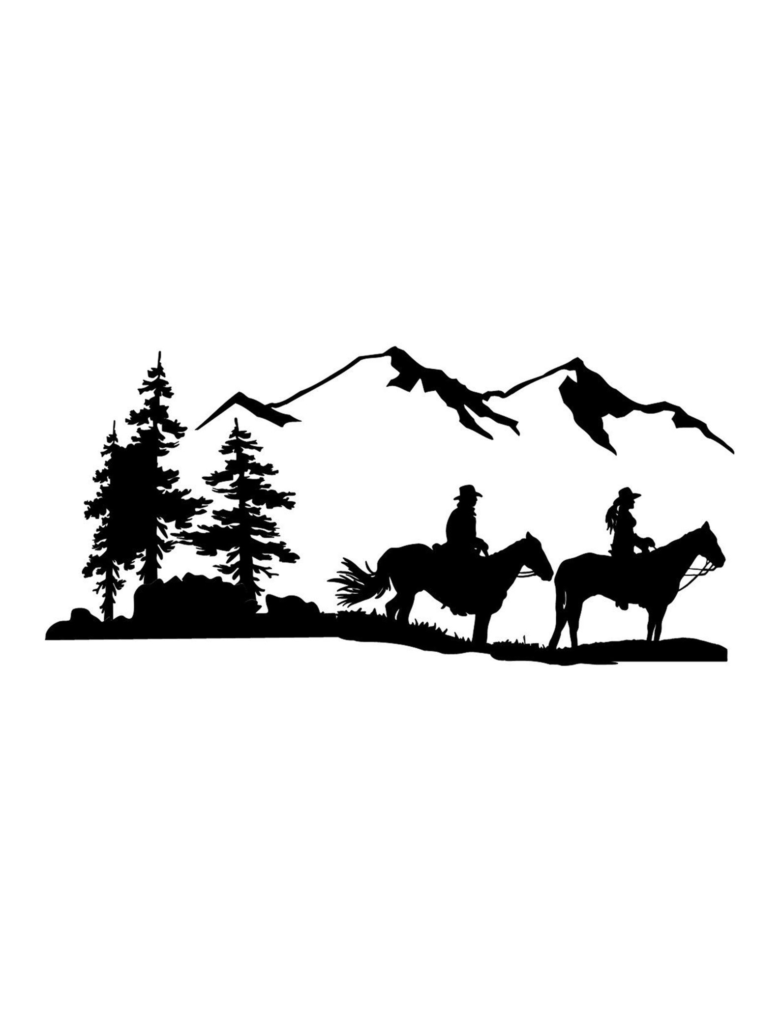 Trail Riders Decals // Country Decal // Car Sticker Decal Etsy