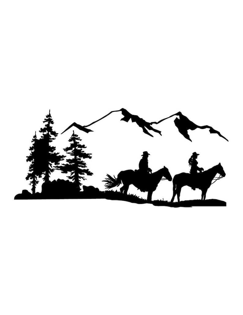 Trail Riders Decals // Country Decal // Car Sticker Decal Etsy