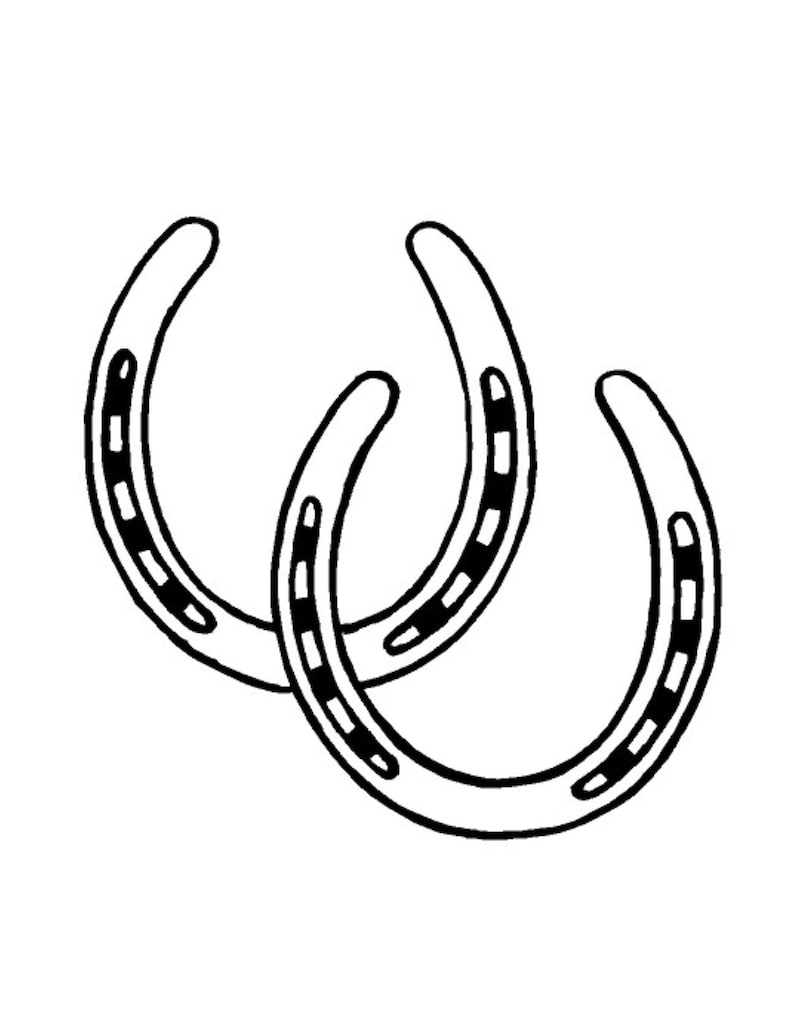 Horseshoe Decals Etsy