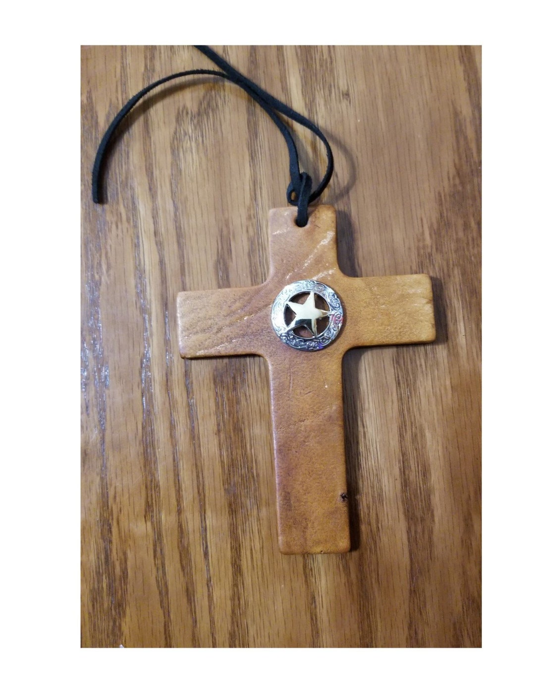 Leather Saddle Cross Etsy
