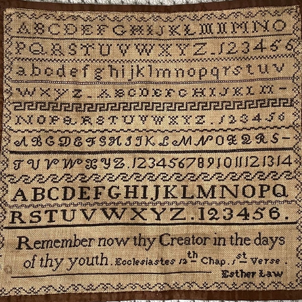 Esther Law - Reproduction Sampler (PDF)