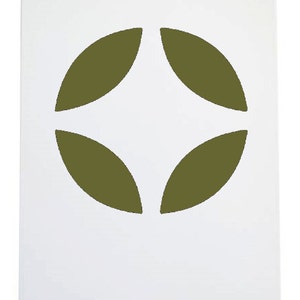 Stencil Moroccan rounds 18,5 x 18,5cm - 7 3/8 x 7 3/8"
