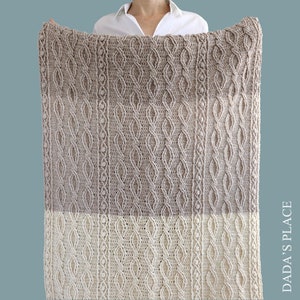 WZÓR PDF NA SZYDEŁKO: Galaxy Blanket/Crochet Cable Blanket/Baby Blanket with Cables/Modern Crochet Blanket Pdf Pattern/Crochet Baby Afghan