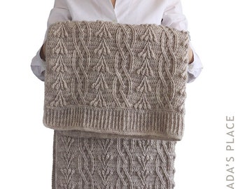 PADRÃO DE COBERTOR DE CROCHÊ: Cobertor Broadway/Cabo Afegão/Cobertor de bebê/Cobertor de crochê moderno/Tutorial de crochê passo a passo/Padrão de pdf de crochê