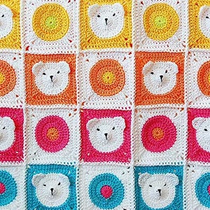 Teddy Bear Crochet Baby Blanket Pattern / Teddy bear blanket/Baby Blanket Pattern /Blanket Pattern /Crochet PDF pattern/Baby Blanket/Crochet image 2