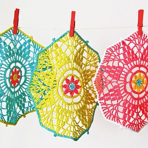 CROCHET PATTERN: Follow Me Doily/Easy To Make Mandala/Step-by-step Tutorial/Modern Doily/Crochet Mandala/Easy Crochet Pattern For Beginners image 2
