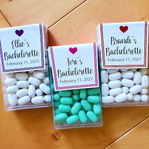 Custom Tic Tac Bachelorette Party Labels Personalized Tic Tac Labels Wedding Tic Tac Labels Personalized Tic Tac Labels Party Favor Qty 12