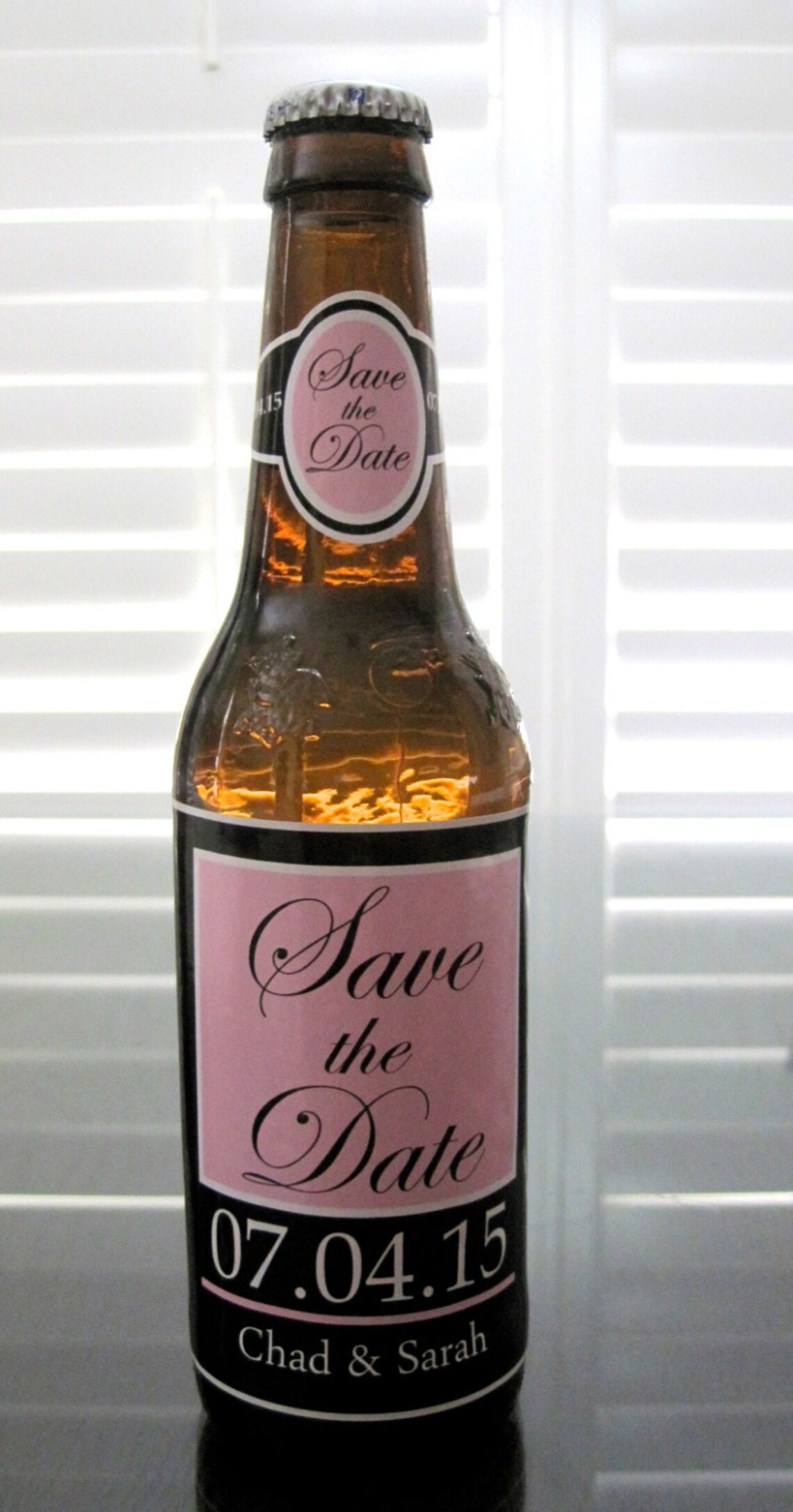 Personalized Save the Date Beer Bottle Labels Party Favor | Etsy