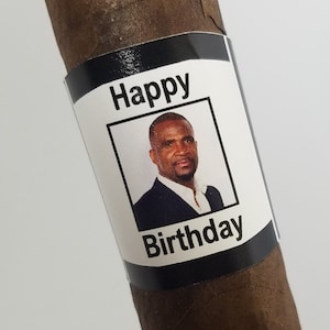 Custom Special Event Cigar Labels Party Favor Holiday Cigar Label Birthday Party Cigar Label Bachelor Personalized Self Adhesive Cigar Label image 1