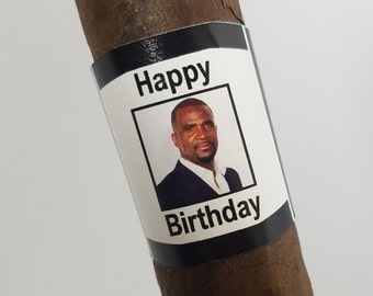 Custom Special Event Cigar Labels Party Favor Holiday Cigar Label Birthday Party Cigar Label Bachelor Personalized Self Adhesive Cigar Label