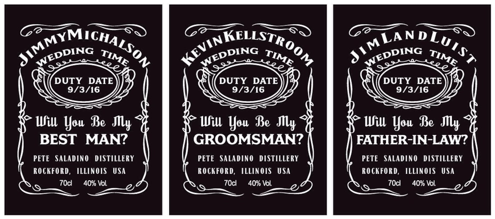 Custom Liquor Bottle Label Party Favor Malibu Rum Label Name Etsy