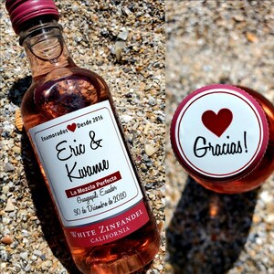 Personalized Wedding Sutter Home Mini Wine Bottle Labels Party Favor ...