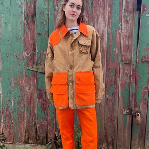 Orange hunting store coats sale