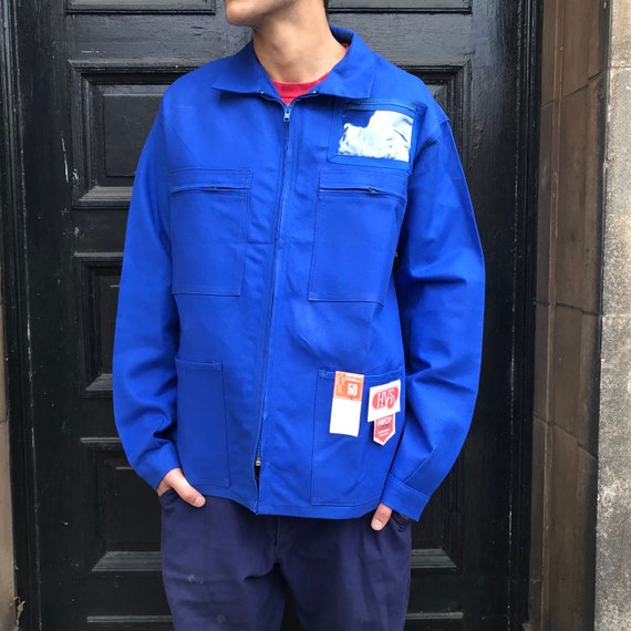 XL Blue French Workwear Jacket.