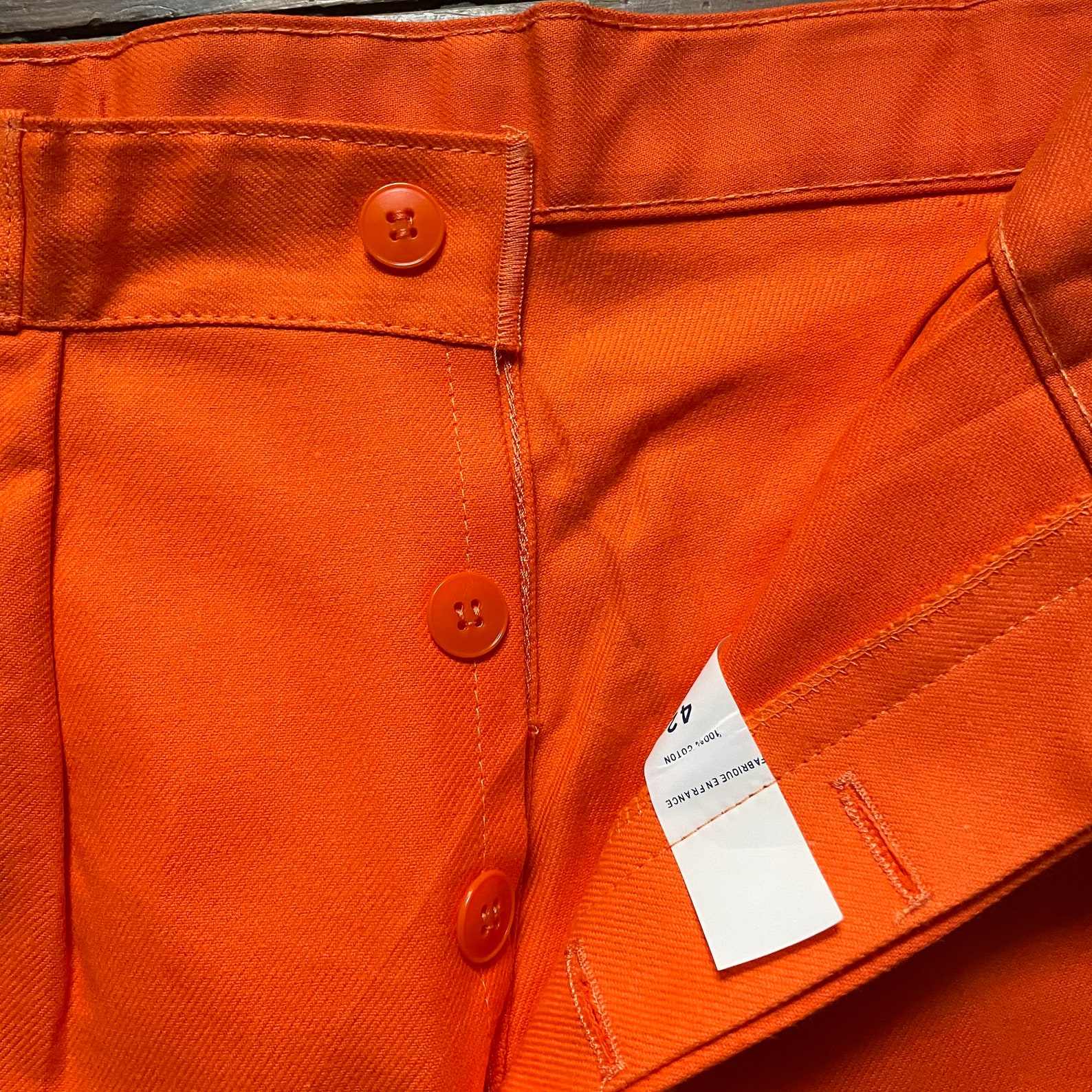 Orange Workwear Trousers 32W 33L | Etsy
