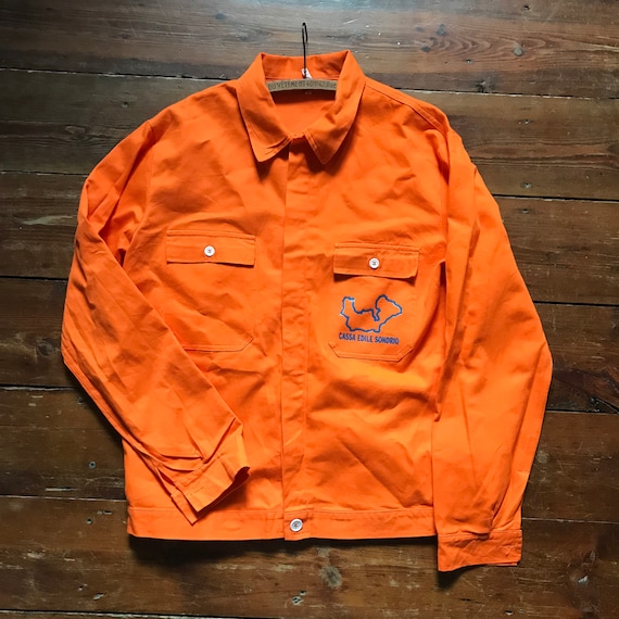Orange Workwear Jacket. Medium