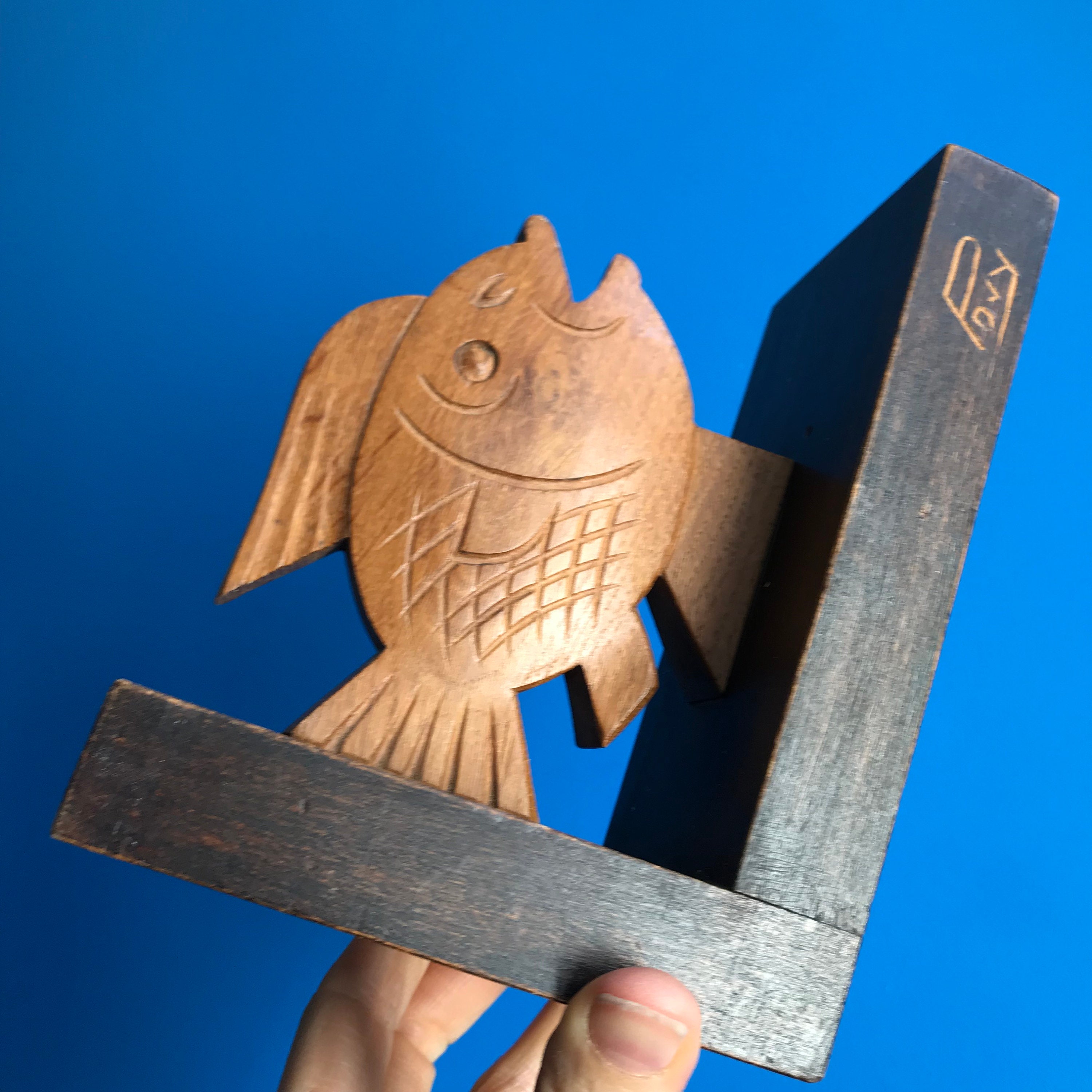 アールデコ魚ブックエンド金属 フィッシング釣り