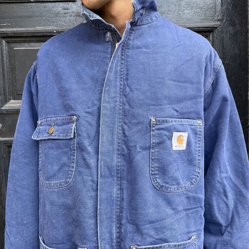 carhartt denim work jacket