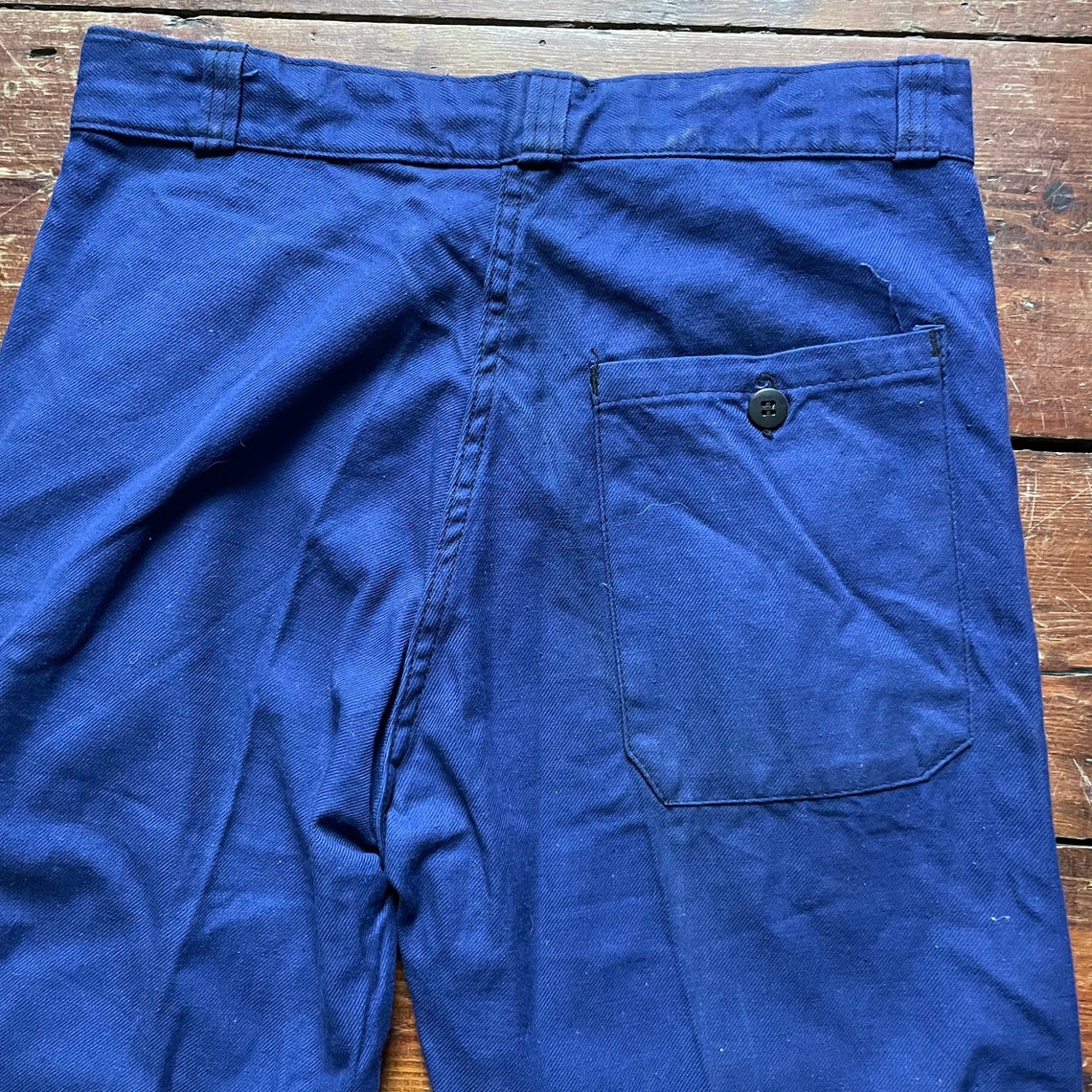 Dark Blue Workwear Trousers 30W 29.5L | Etsy