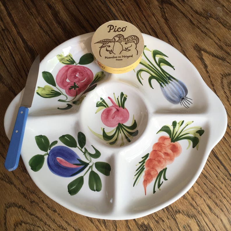 Vegetable Serving Dish Platter Tray Etsy