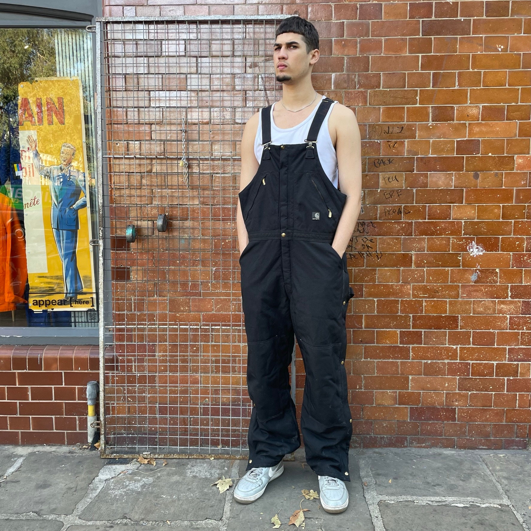 38 X 34 Carhartt Black Overalls Heavy Duty - Etsy