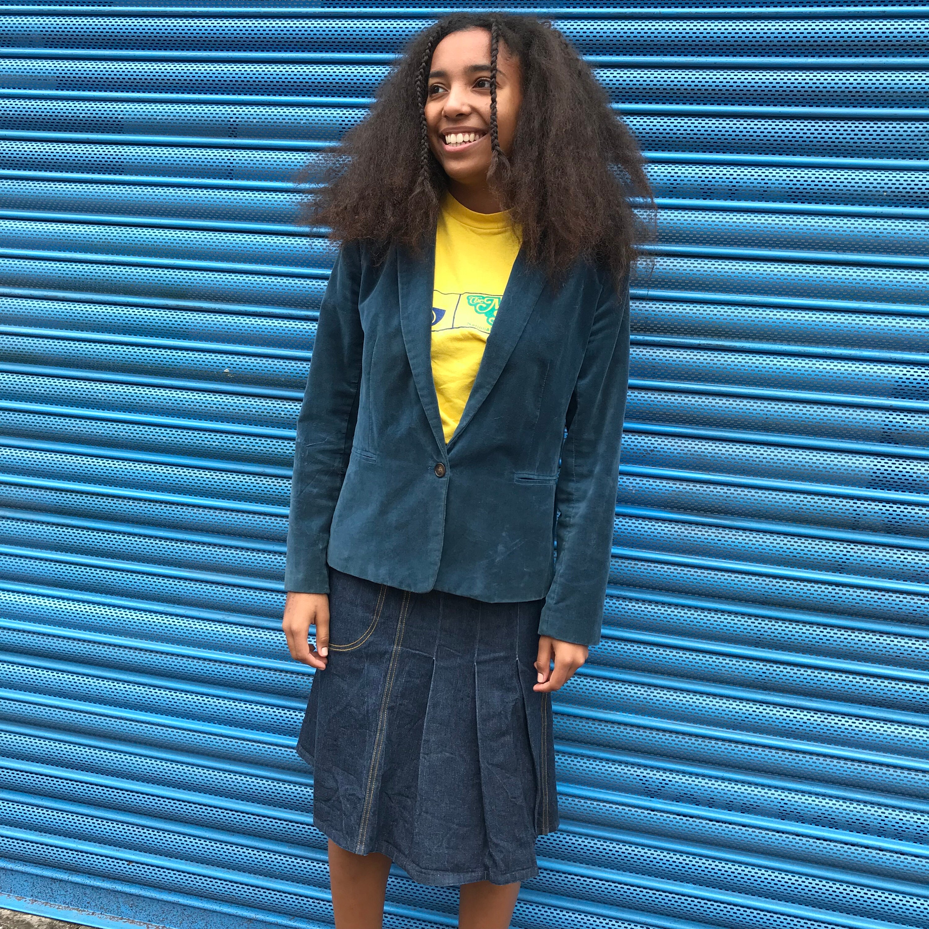 long black smart jacket