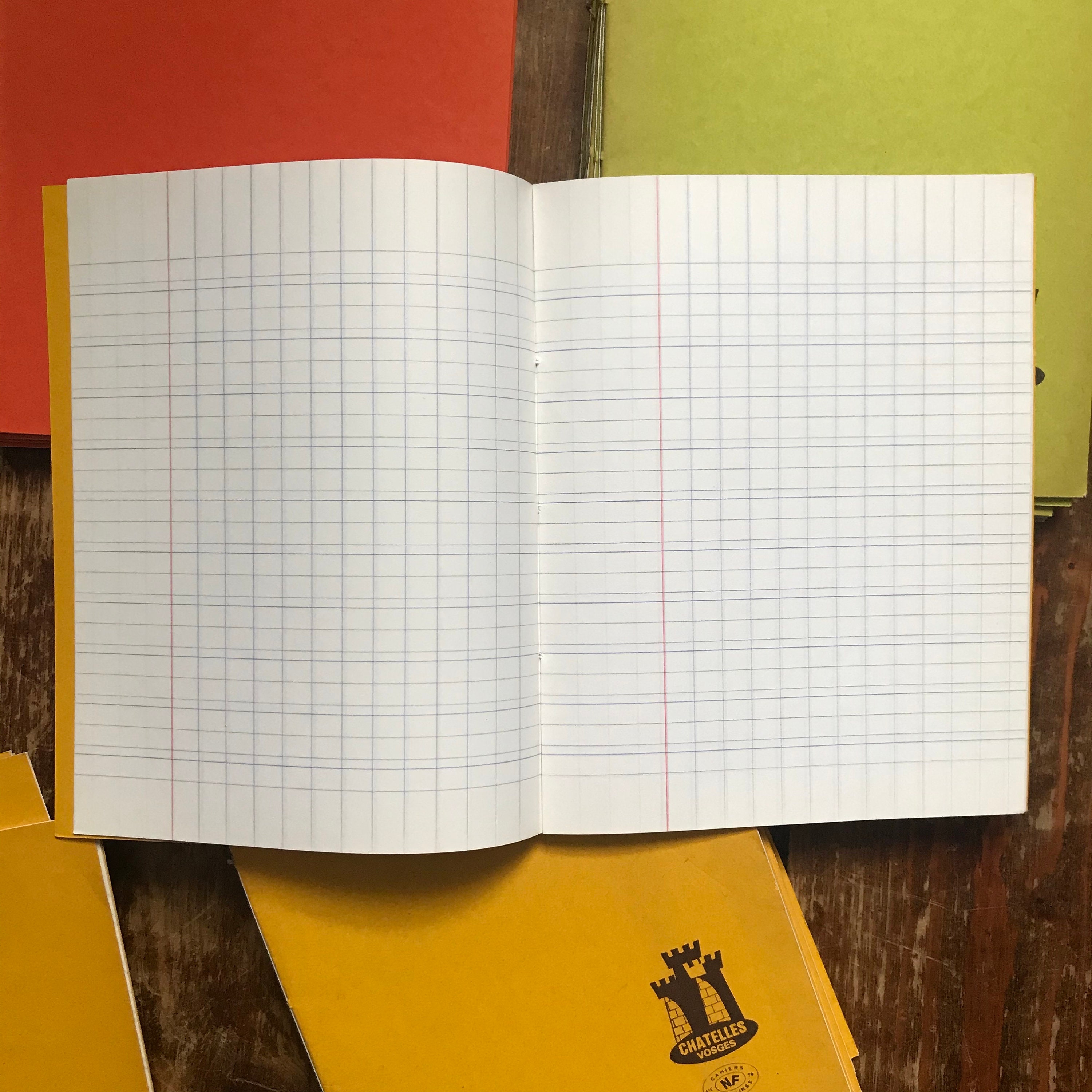 French School Notebooks Cahiers Lined Notepad 36 Pages Etsy