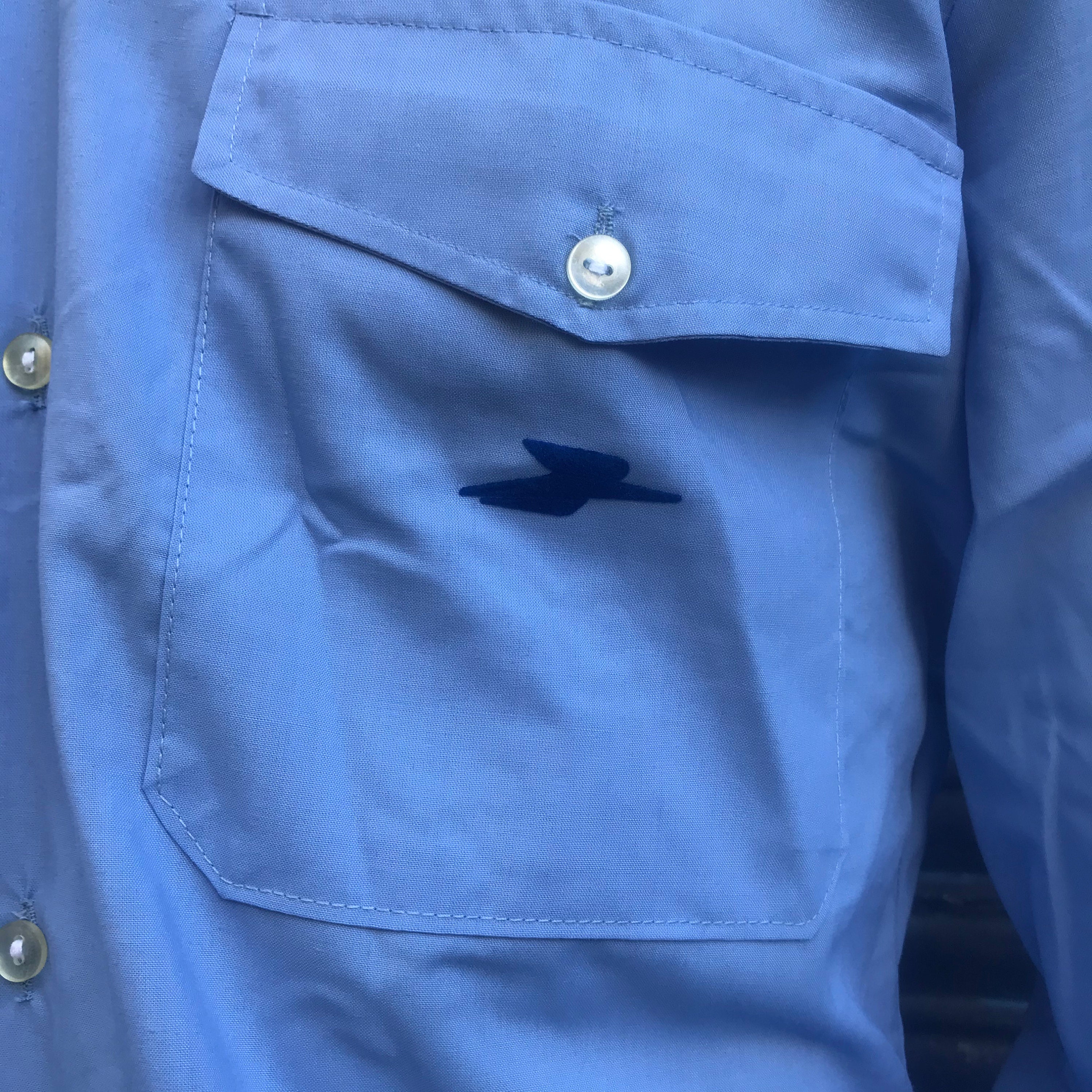 La Poste フレンチポストマン ペールブルー シャツ - S - Etsy 日本