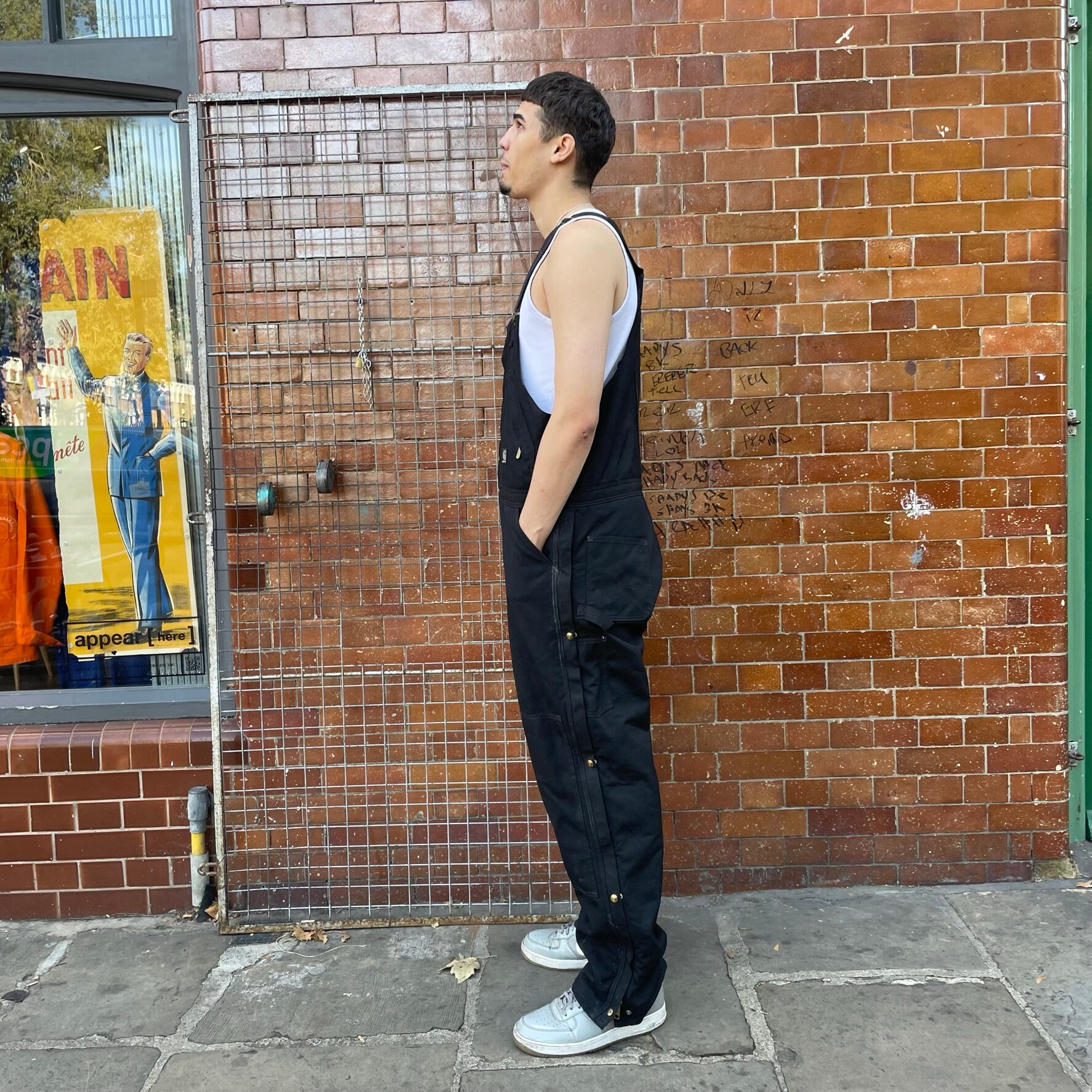 38 X 34 Carhartt Black Overalls Heavy Duty - Etsy