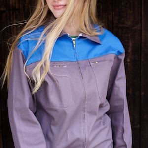 French Workwear Waisted Jacket Small