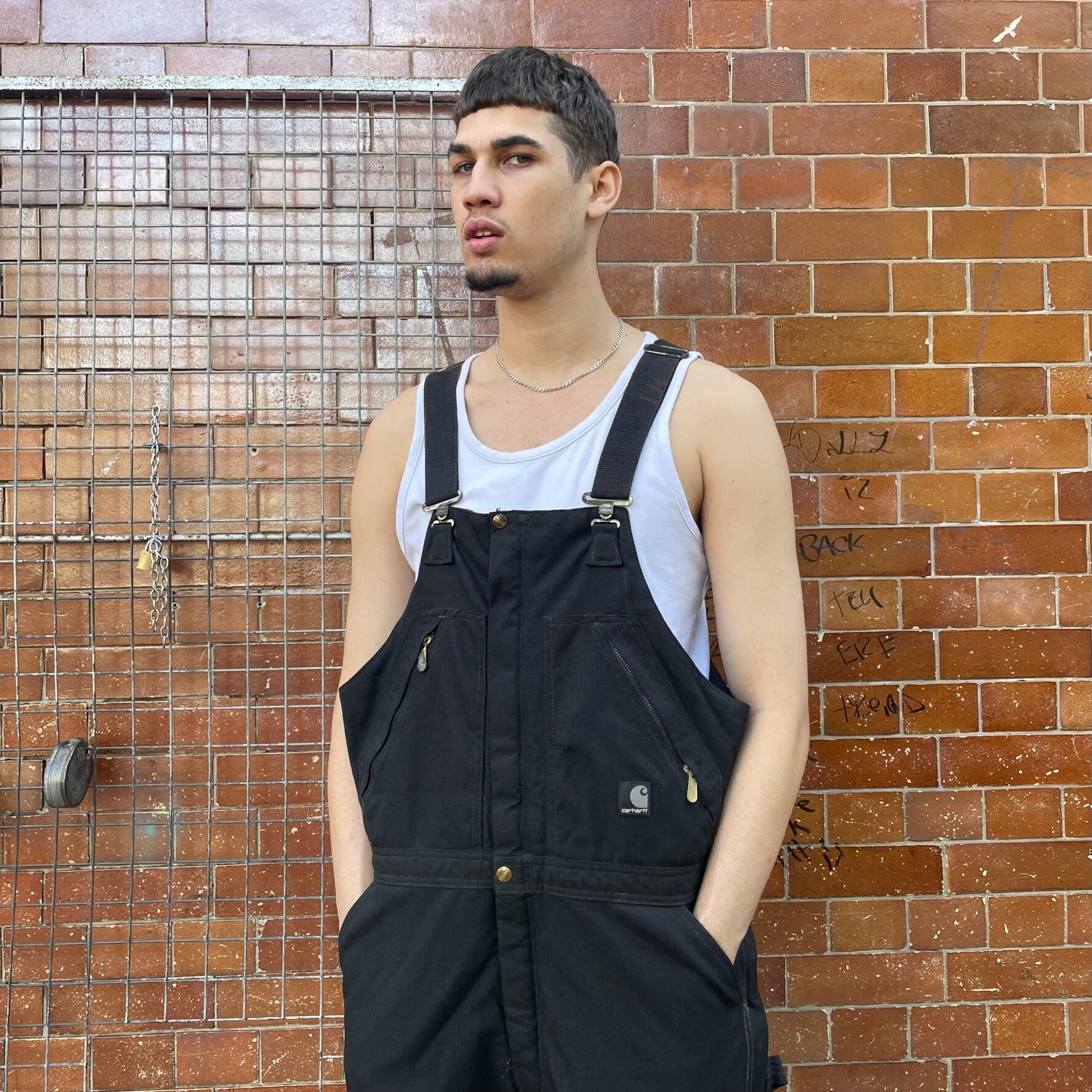 38 X 34 Carhartt Black Overalls Heavy Duty - Etsy