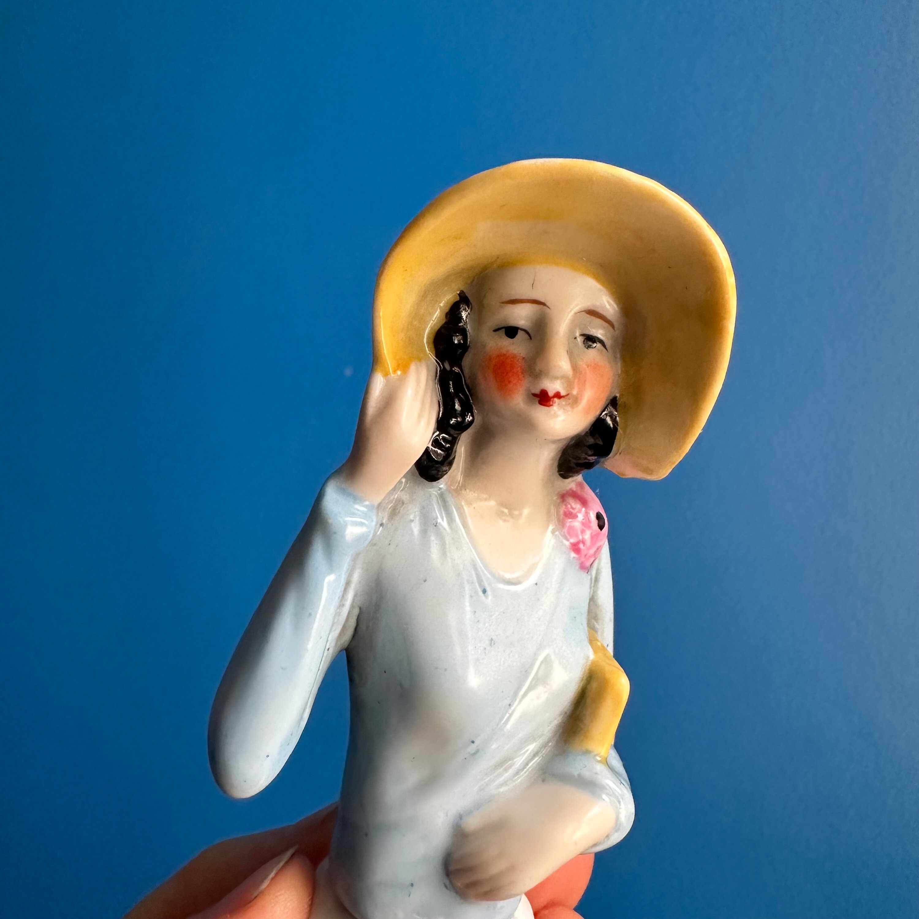 French 1920s Cake Topper Half Lady Pin Cushion Doll - Etsy Australia