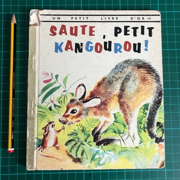 Hop Little Kangaroo French Little Golden Book Patricia Scarry Feodor Ranjokovsky