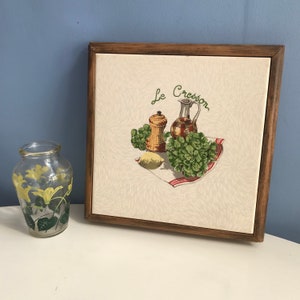 Sarreguemines Watercress Trivet Hot Pad